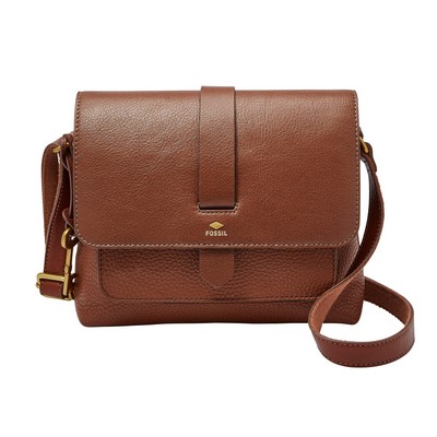 Fossil Kinley Small Crossbody Brown Bag