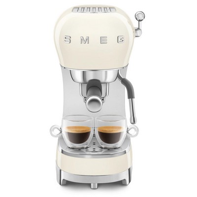 Smeg 50's Retro Style Espresso Machine Cream