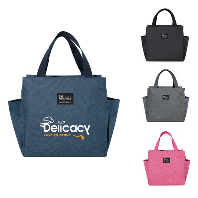 300D Insulated Cooler Tote with Foil Lining, Holds 12 Cans