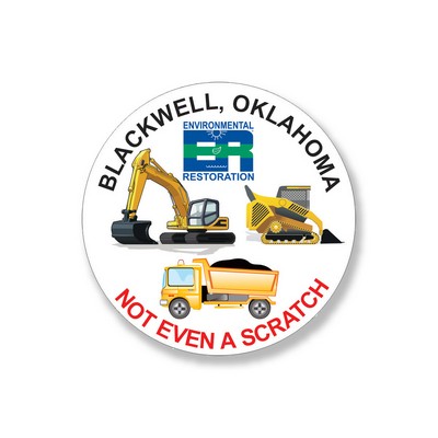 Decal On White Vinyl Material - (9.5"X9.5") Full Color