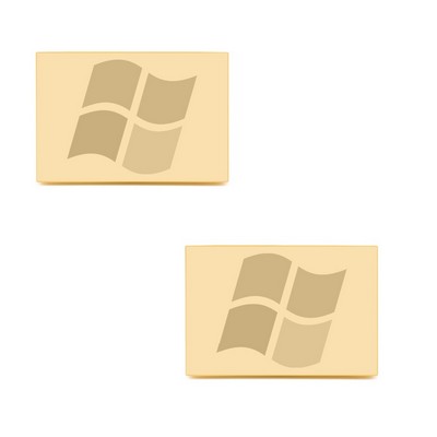 Stainless Steel Gold Plated Block Engravable Cufflinks