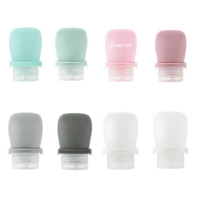 Silicone Travel Bottles for Toiletries, TSA-Approved Leak-Proof Refillable Containers ( 1.28OZ )