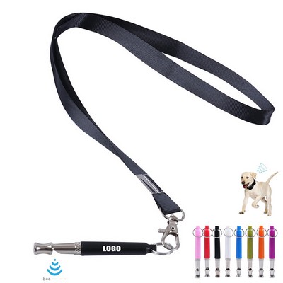 Pet Ultrasonic Sound Whistle w/Lanyard