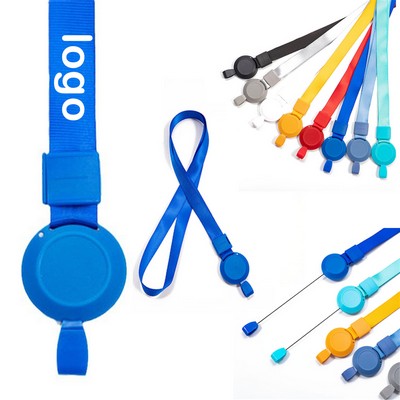 Sublimation Lanyards With Retractable Badge Reel