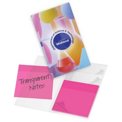 Post-it® Transparent Notes with Custom Printed Cover