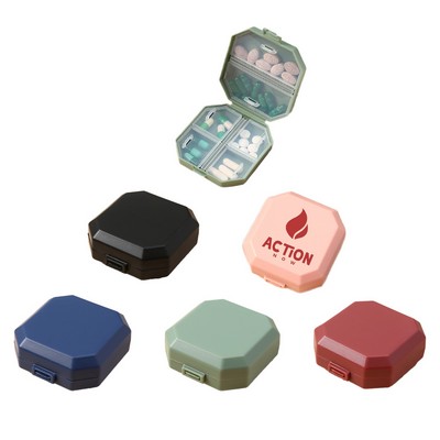 6-Compartment Medicine Storage Box
