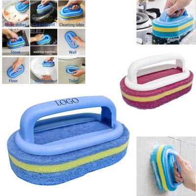 Three-Layer Thick Cleaning Brush Sponge