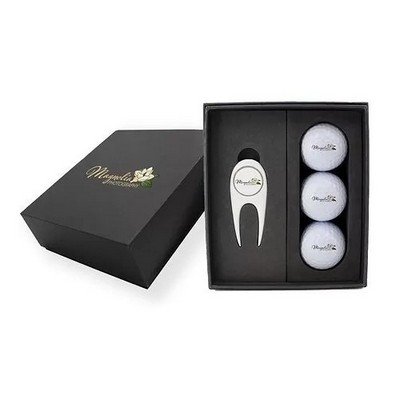 Scotsmans mini presentation box with golf balls
