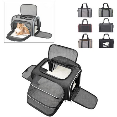 Expandable Pet Carrier with Breathable Mesh