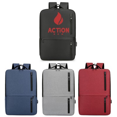 USB Connector Travel Laptop Backpack