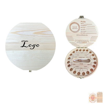 Baby Tooth Wooden Box