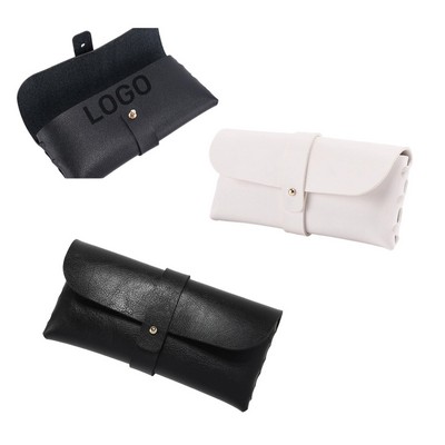 Reinforced Leather Eyeglass Case