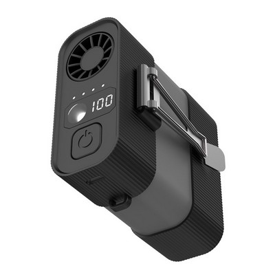 4000mAh*2 Portable Waist Clip Fan Handheld Fan Mini Cooling Fan Neck Fan