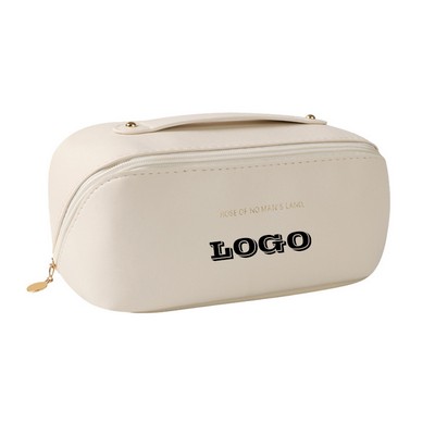 Pu Leather Handheld Makeup Bag Storage Bag