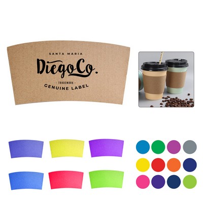 Thermal Kraft Paper Coffee Cup Sleeve