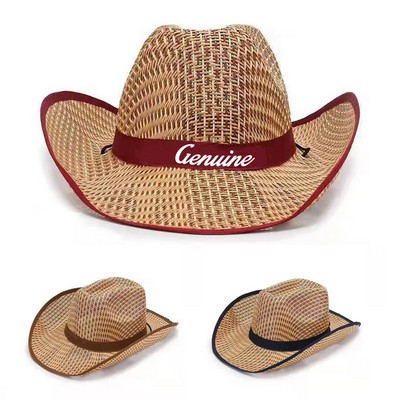 Handcrafted Cowboy Straw Hat