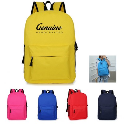 Classic Backpack with Water Bottle Pocket