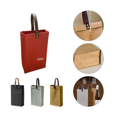 Kraft Paper Wine/Champagne Bag