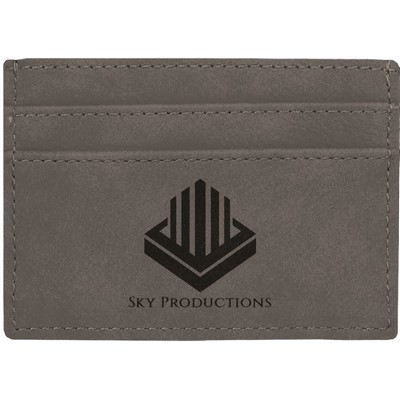 Leatherette Wallet Clip