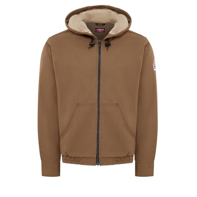 Bulwark Canvas Collection - Men's Lined Hooded Jacket W/ Lanyard Access