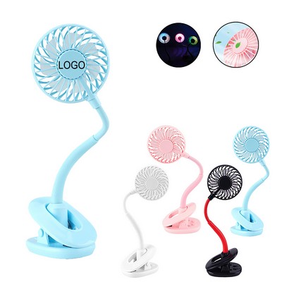 Flexible USB Clip Desktop Fan