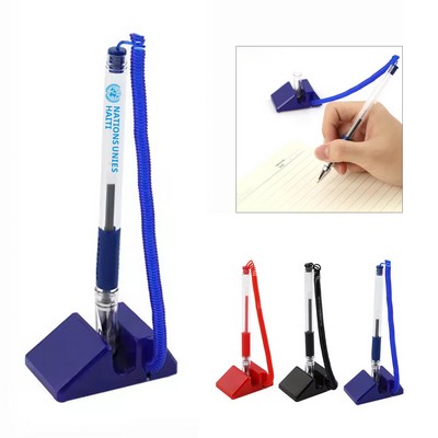 Counter Pen with Adhesive Chain