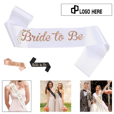 Custom Wedding Bride Sash