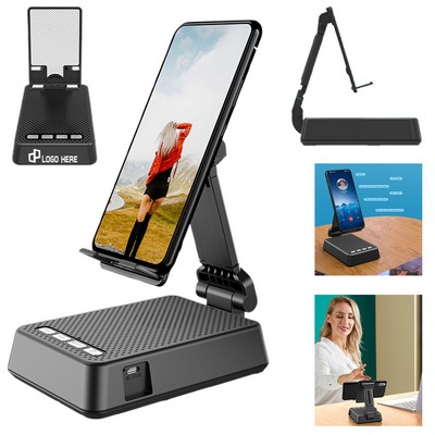 Phone Holder Stands W/ Wireless Bluetooth Speaker