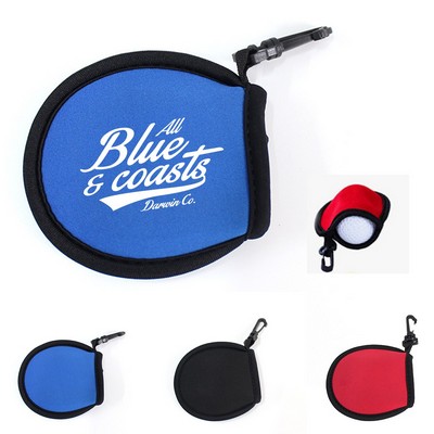 Neoprene Golf Ball Cleaning Pouch