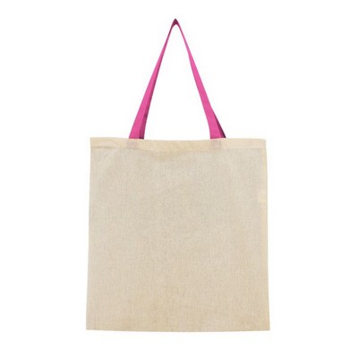 Contrasting Handles Tote