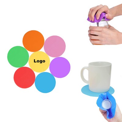 Silicone Jar Opener Gripper Pads Non-slip Coasters