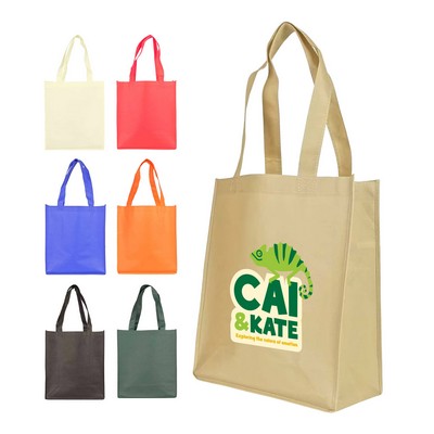 100g Non-Woven Polypropylene Grocery Tote w/ 6" Gusset