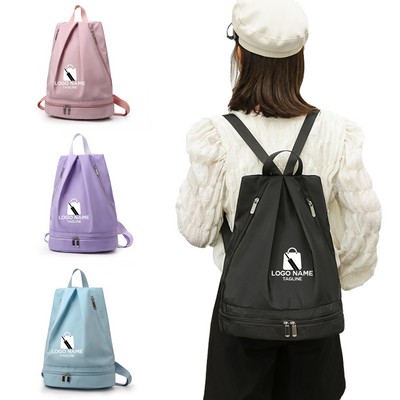 Custom Wet and Dry Separation Backpack Duffel Bag