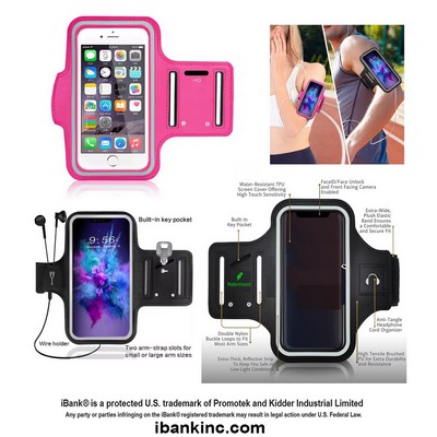 iBank ® Running Sport Armband compatible with iPhone 17/16/15/14 Pro Max Air
