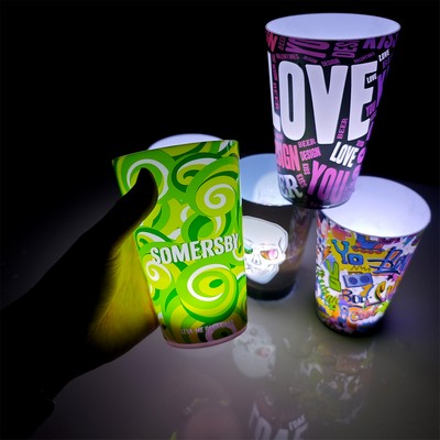 12Oz. Glowing Party Cups For Indoor Outdoor Party Event House Parties Birthdays Weddings