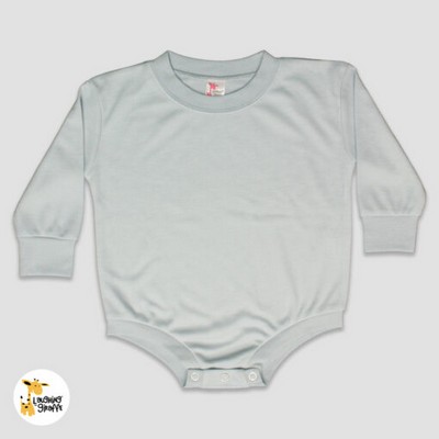 Baby Bubble Romper - Silver - 100% Polyester - Laughing Giraffe®