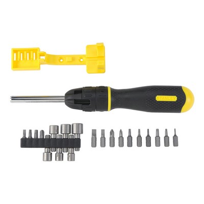Stanley 20Pc Multibit Ratcheting Screwdriver Set