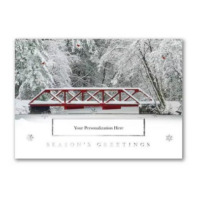 Hint of Red Holiday Card