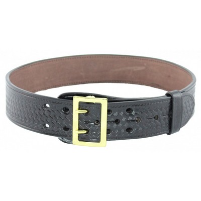 2 1/4" Basket Weave Synthetic Leather Belt