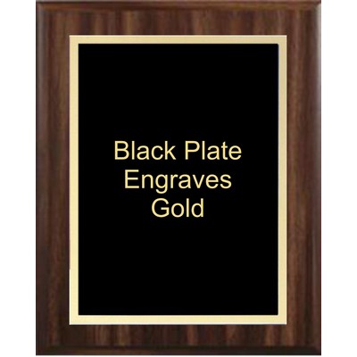 Cherry Plaque 7" x 9" - Black/Gold 5" x 7" Simplicity Plate