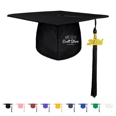 Unisex Adult Graduation Cap with Tassel