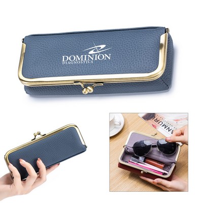 Genuine Leather Sunglasses Case