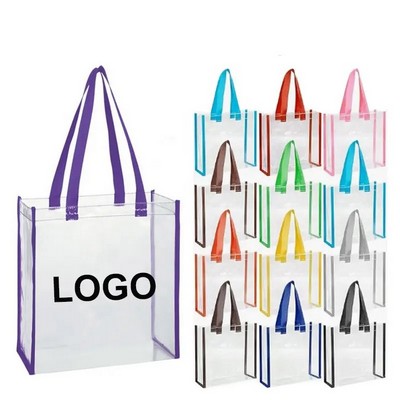 Customized Clear PVC Tote Bags