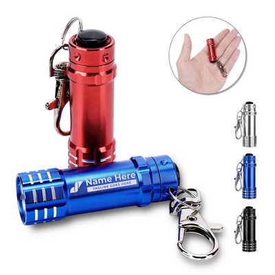 Mini 3 LED Flashlight Swivel Key Chain