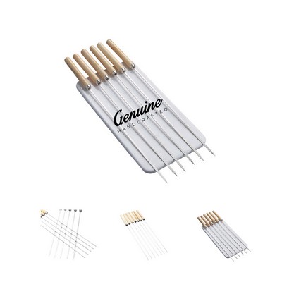 Stainless Steel BBQ Skewer Fork