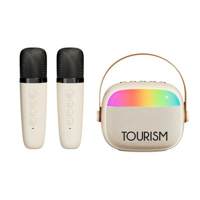 Mini Karaoke Machine With Wireless Mircophone