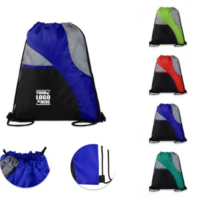 Sport Cinch Backpack Gym Drawstring Bag