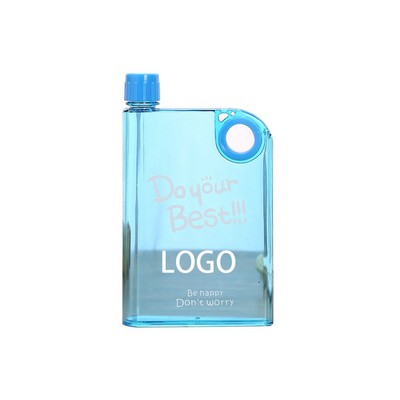 A5 Plastic Square Flat Water Bottle