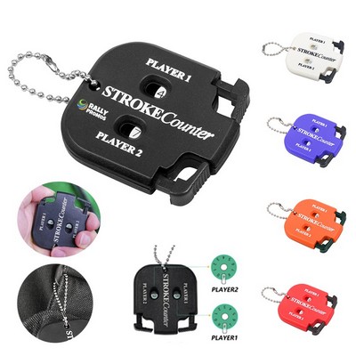 Square Golf Score Counter for Scoring Keeper