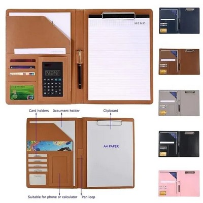 Leatherette Padfolio with Notepad